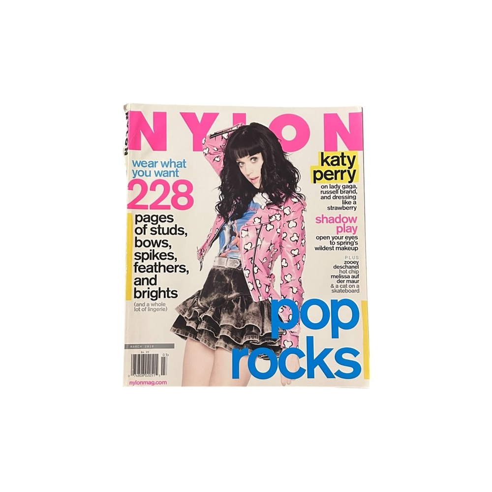 Nylon Magazine March 2010 Katy Perry Cover Fashion Celeb Style Indie Music